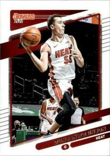 #107 Duncan Robinson - Miami Heat - 2021-22 Donruss Basketball