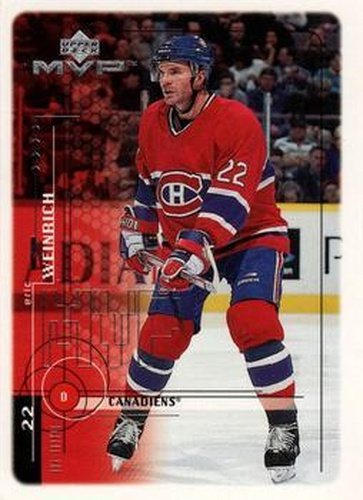 #107 Eric Weinrich - Montreal Canadiens - 1998-99 Upper Deck MVP Hockey