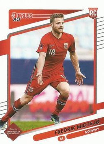 #107 Fredrik Midtsjo - Norway - 2021-22 Donruss Road to FIFA World Cup Qatar 2022 Soccer