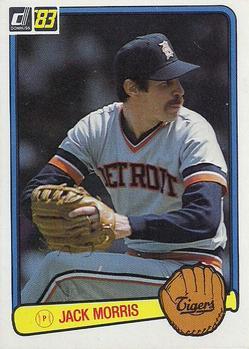 #107 Jack Morris - Detroit Tigers - 1983 Donruss Baseball