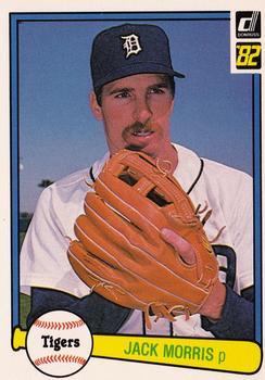 #107 Jack Morris - Detroit Tigers - 1982 Donruss Baseball
