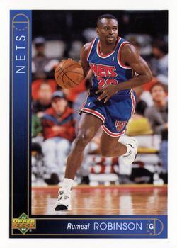 #107 Rumeal Robinson - New Jersey Nets - 1993-94 Upper Deck Basketball