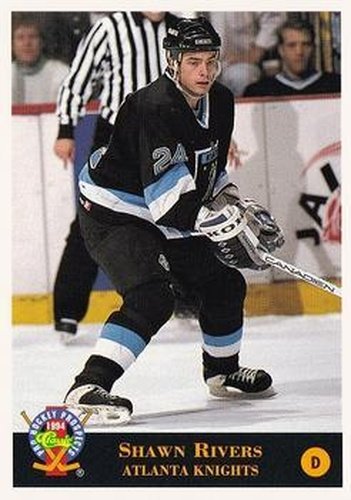 #107 Shawn Rivers - Atlanta Knights - 1994 Classic Pro Hockey Prospects Hockey