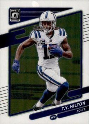 #107 T.Y. Hilton - Indianapolis Colts - 2021 Donruss Optic Football