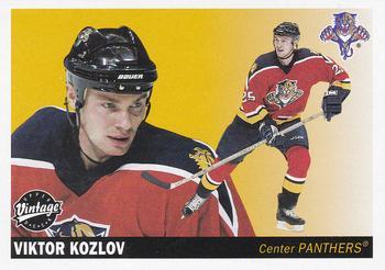 #107 Viktor Kozlov - Florida Panthers - 2002-03 Upper Deck Vintage Hockey