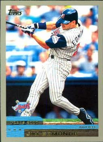 #107 Jim Edmonds - Anaheim Angels - 2000 Topps Baseball