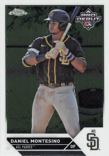 #PDC-107 Daniel Montesino - ACL Padres - 2023 Topps Pro Debut - Chrome Baseball