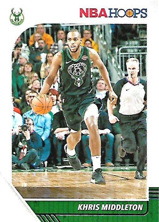#107 Khris Middleton - Milwaukee Bucks - 2019-20 Hoops Basketball