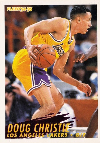 #107 Doug Christie - Los Angeles Lakers - 1994-95 Fleer Basketball