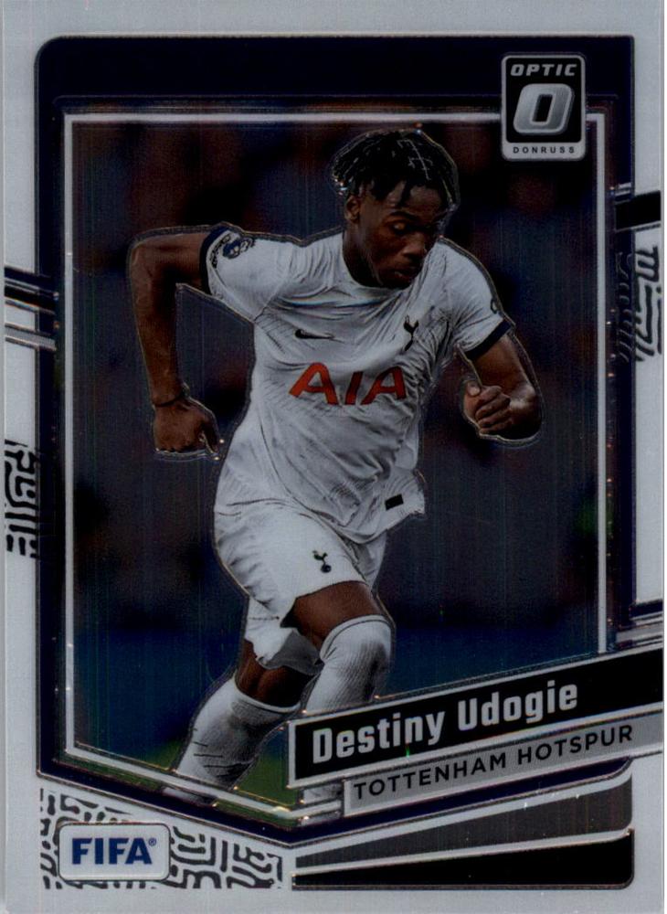 #107 Destiny Udogie - Tottenham Hotspur - 2023-24 Donruss - Optic Soccer