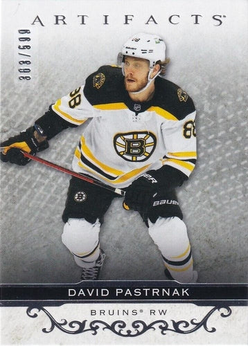 #107 David Pastrnak - Boston Bruins - 2021-22 Upper Deck Artifacts Hockey
