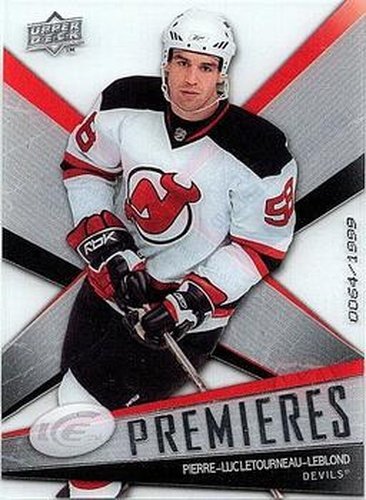 #107 Pierre-Luc Letourneau-Leblond - New Jersey Devils - 2008-09 Upper Deck Ice Hockey