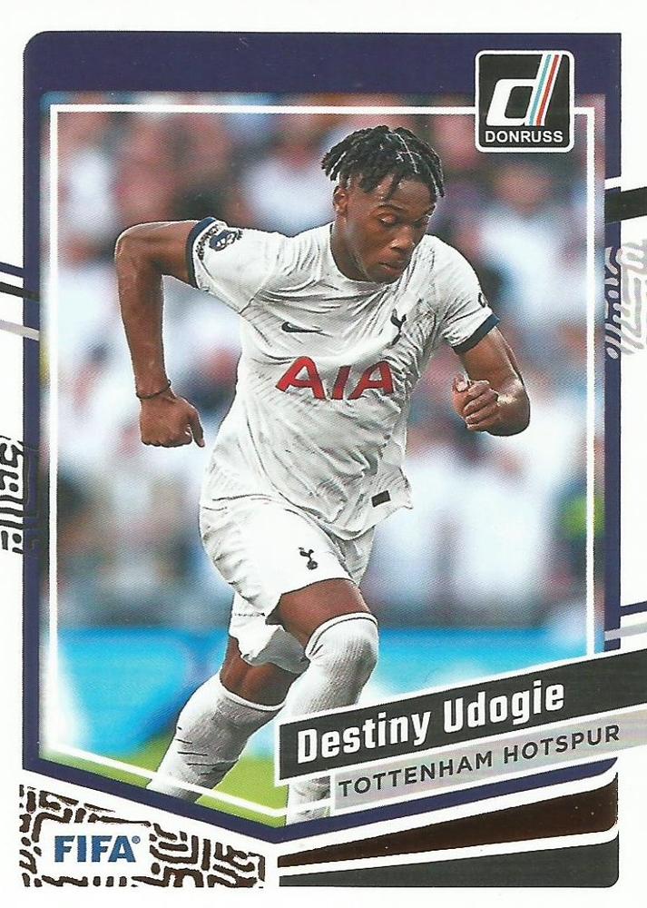 #107 Destiny Udogie - Tottenham Hotspur - 2023-24 Donruss Soccer