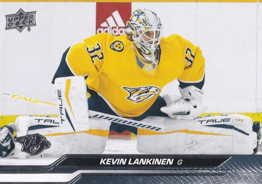 #107 Kevin Lankinen - Nashville Predators - 2023-24 Upper Deck Hockey