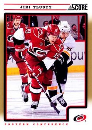 #107 Jiri Tlusty - Carolina Hurricanes - 2012-13 Score - Gold Rush Hockey