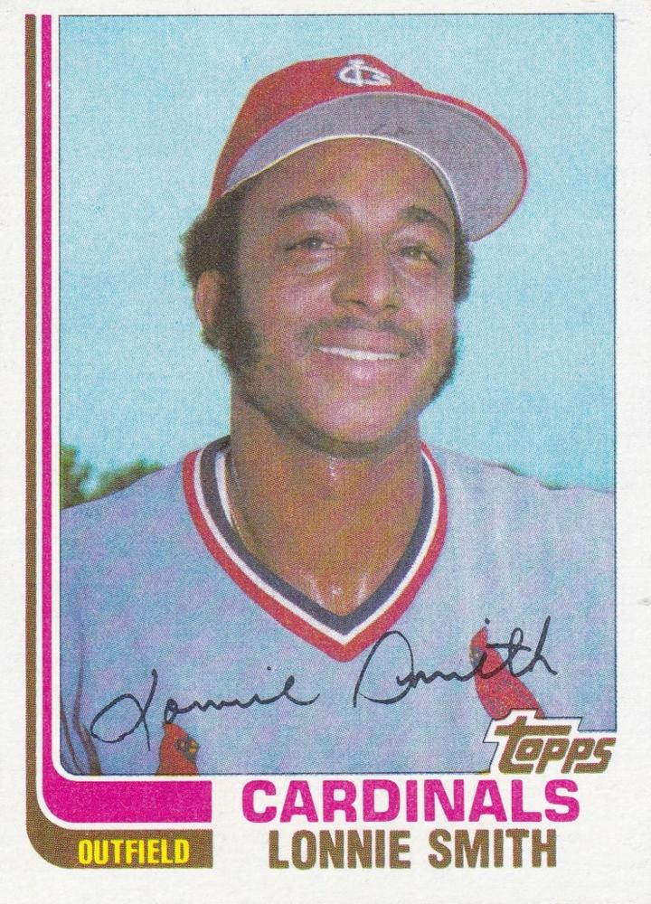 #108T Lonnie Smith - St. Louis Cardinals - 1982 Topps Traded Baseball