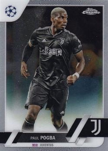 #108 Paul Pogba - Juventus - 2022-23 Topps Chrome UEFA Club Competitions Soccer
