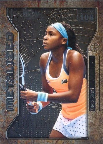 #108 Coco Gauff - 2021 SkyBox Metal Universe Champions