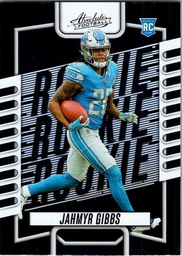 #108 Jahmyr Gibbs - Detroit Lions - 2023 Panini Absolute Football