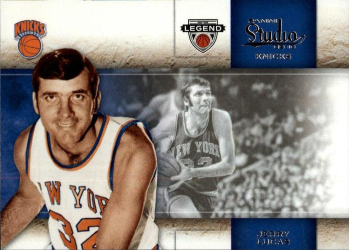 #108 Jerry Lucas - New York Knicks - 2009-10 Panini Studio Basketball