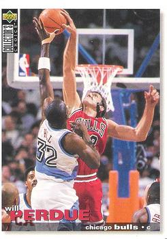 #108 Will Perdue - Chicago Bulls - 1995-96 Collector's Choice Basketball