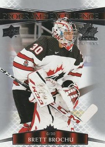 #108 Brett Brochu - Canada - 2022-23 Upper Deck Team Canada Juniors Hockey
