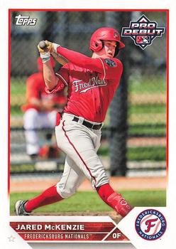 #PD-108 Jared McKenzie - Fredericksburg Nationals - 2023 Topps Pro Debut Baseball