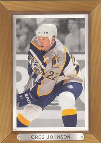 #108 Greg Johnson - Nashville Predators - 2003-04 Upper Deck Beehive Hockey