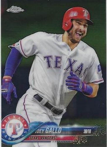 #108 Joey Gallo - Texas Rangers - 2018 Topps Chrome Baseball