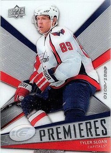#108 Tyler Sloan - Washington Capitals - 2008-09 Upper Deck Ice Hockey