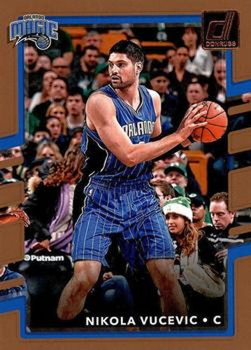 #108 Nikola Vucevic - Orlando Magic - 2017-18 Donruss Basketball