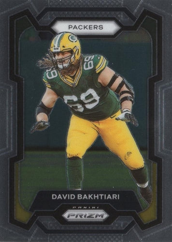 #108 David Bakhtiari - Green Bay Packers - 2023 Panini Prizm Football