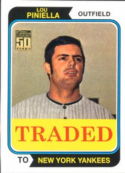 #T108 Lou Piniella - New York Yankees - 2001 Topps Traded & Rookies Baseball