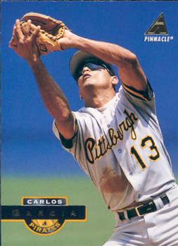 #108 Carlos Garcia - Pittsburgh Pirates - 1994 Pinnacle Baseball