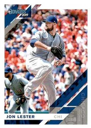 #108 Jon Lester - Chicago Cubs - 2019 Donruss Baseball