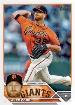 #108 Alex Cobb - San Francisco Giants - 2023 Topps Baseball