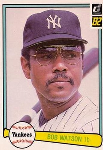 #108 Bob Watson - New York Yankees - 1982 Donruss Baseball