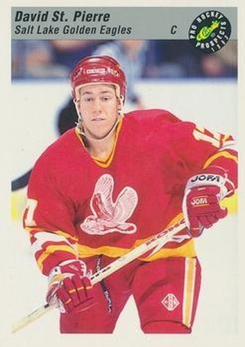 #108 David St. Pierre - Salt Lake Golden Eagles - 1993 Classic Pro Prospects Hockey