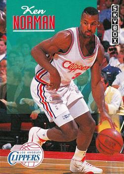 #108 Ken Norman - Los Angeles Clippers - 1992-93 SkyBox Basketball