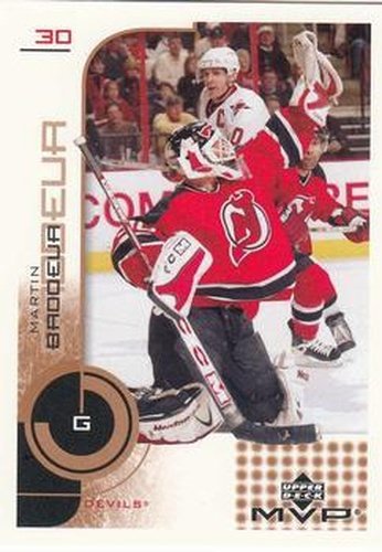 #108 Martin Brodeur - New Jersey Devils - 2002-03 Upper Deck MVP Hockey