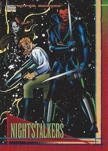 #108 Nightstalkers - 1993 SkyBox Marvel Universe