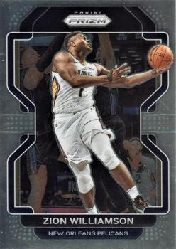 #108 Zion Williamson - New Orleans Pelicans - 2021-22 Panini Prizm Basketball