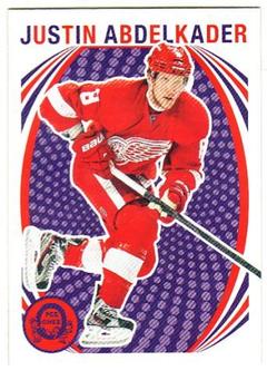 #108 Justin Abdelkader - Detroit Red Wings - 2013-14 O-Pee-Chee - Retro Hockey