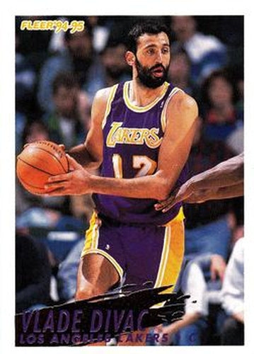 #108 Vlade Divac - Los Angeles Lakers - 1994-95 Fleer Basketball