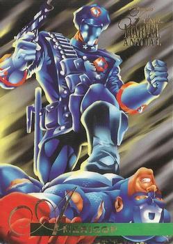 #108 Americop - 1995 Flair Marvel Annual