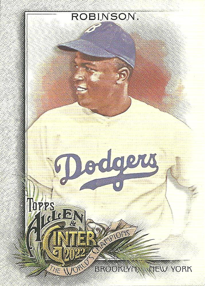 #108 Jackie Robinson - Brooklyn Dodgers - 2022 Topps Allen & Ginter Baseball