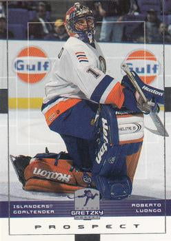#108 Roberto Luongo - New York Islanders - 1999-00 Upper Deck Wayne Gretzky Hockey