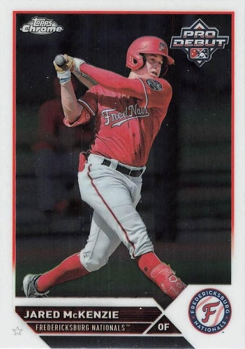 #PDC-108 Jared McKenzie - Fredericksburg Nationals - 2023 Topps Pro Debut - Chrome Baseball