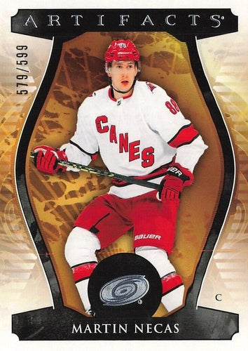 #108 Martin Necas - Carolina Hurricanes - 2023-24 Upper Deck Artifacts Hockey