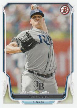 #108 Alex Cobb - Tampa Bay Rays - 2014 Bowman Baseball